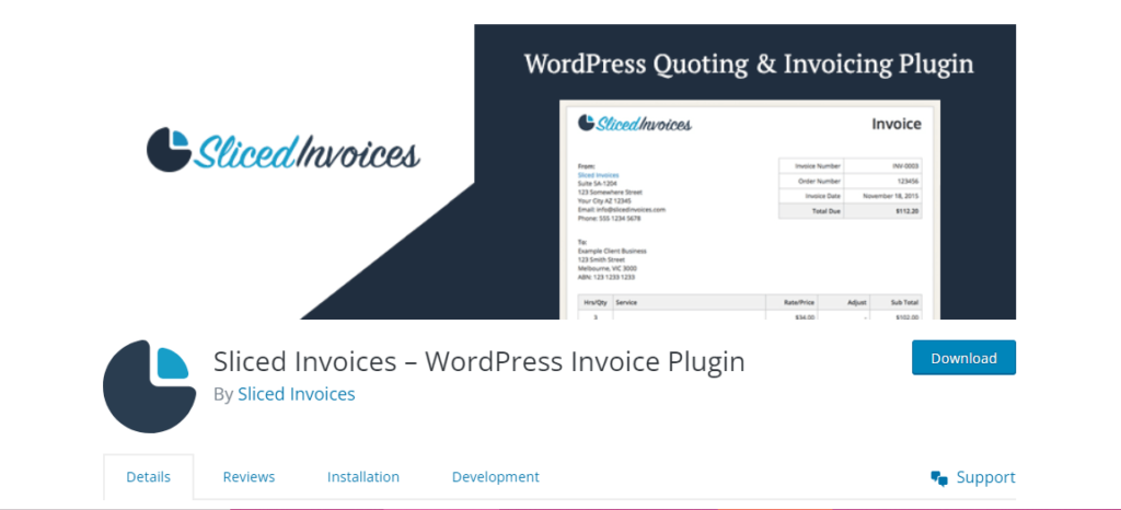 Sliced invoices