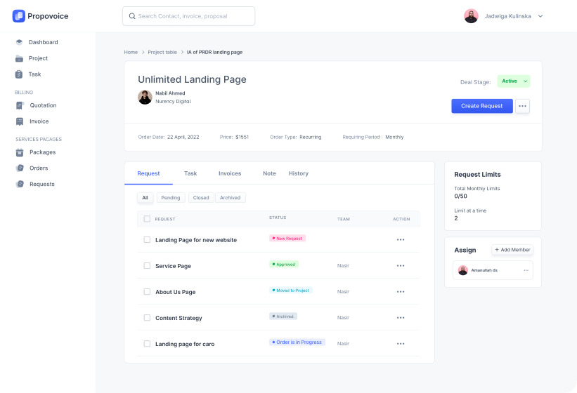 Services catalog 5 Manage Order and Request 1